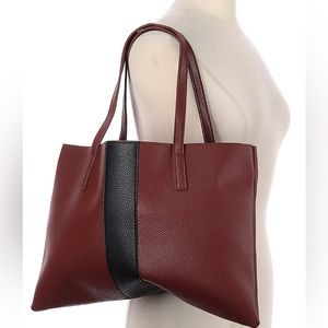 Vince Camuto brown and black tote